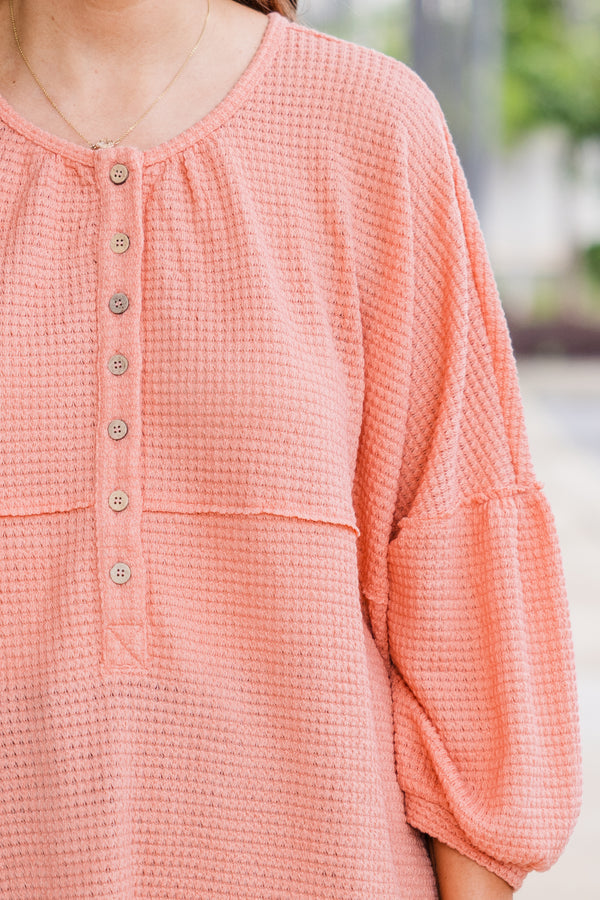 Eternal Embrace Top, Peach