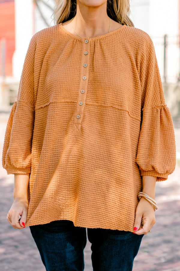 Eternal Embrace Top, Rust