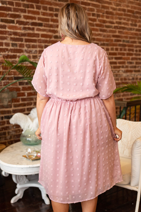 Evening In The Park Dress, Mauve