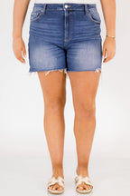 Everyday Adventures Jeans-Shorts, Dunkle Waschung