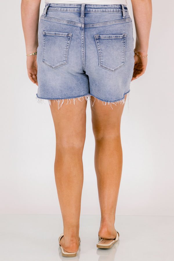 Everyday Adventures Denim Shorts, Medium Wash