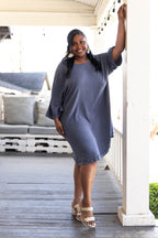 Everyday Magic Kleid, Jeansblau