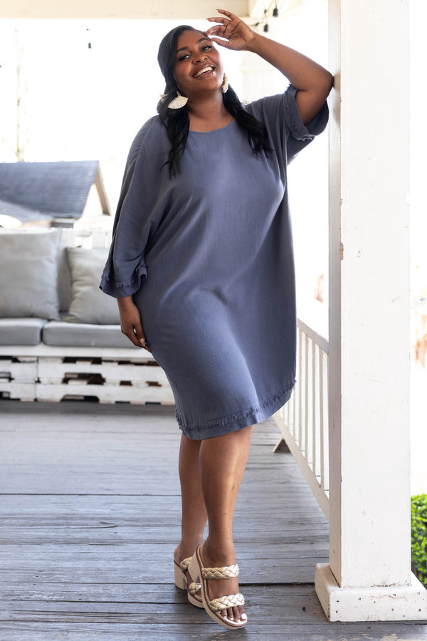 Everyday Magic Kleid, Jeansblau