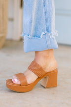 Alle sehen Heels, Cognac