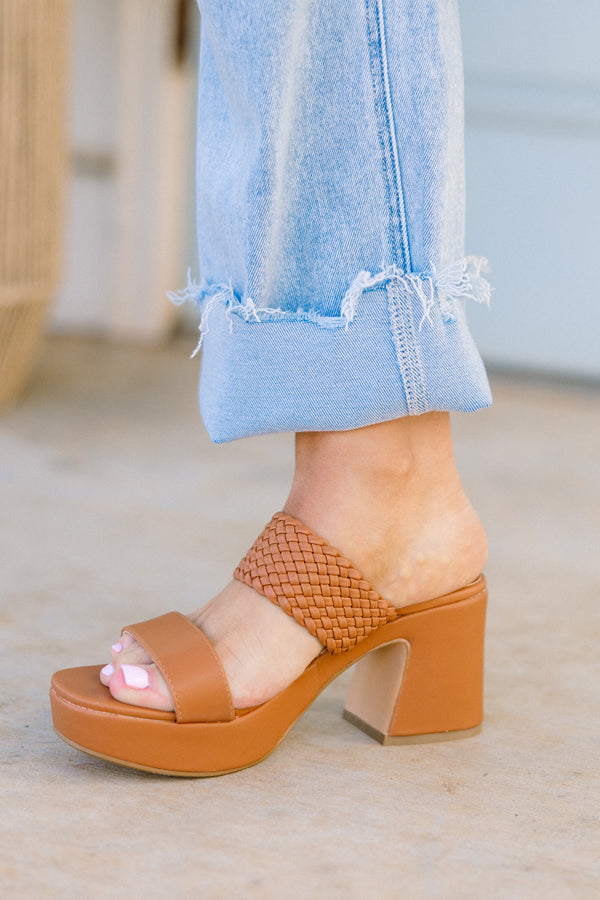 Alle sehen Heels, Cognac