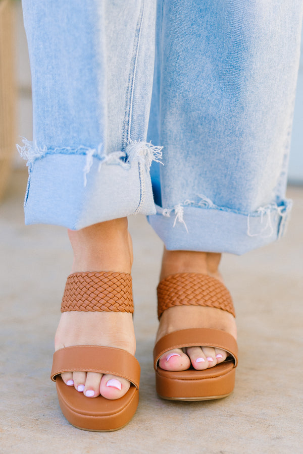 Alle sehen Heels, Cognac