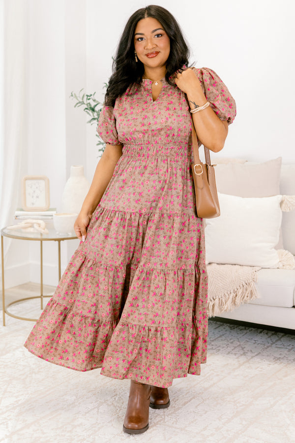 Everything I Love Dress, Light Mocha