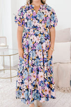 Everything I Love Dress, Navy Floral