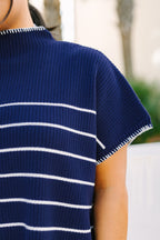 Eyes On You Pullover, Marineblau