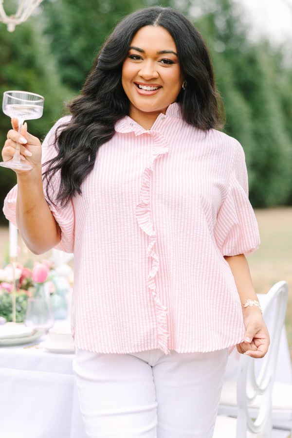 All About You Top, Peach