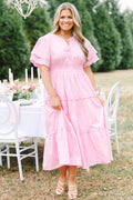Living For The Classics Dress, Pink