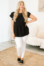 Soft Spot For You Top, Black