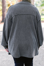 Same For Me Shacket, Anthrazit