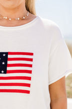 Freedom-Pullover, Weiß