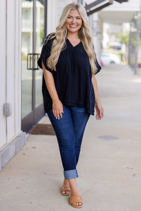 Delight In Dancing Top, Black