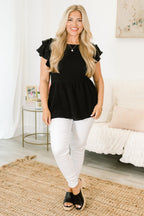 Soft Spot For You Top, Black