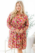 Fabulous Florals Kleid, Mocca Multi