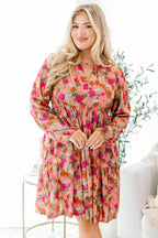 Fabulous Florals Kleid, Mocca Multi