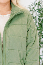 Faded Memories Jacket, Olive
