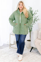 Faded Memories Jacket, Olive