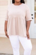 Fearless Soul Top, Ash Mocha
