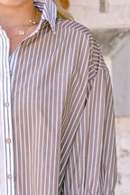 Feel Free Top, Brown Multi