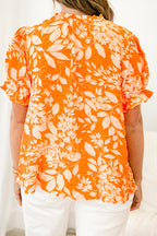 Feel It In The Air Top, Orange
