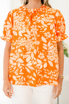 Feel It In The Air Top, Orange