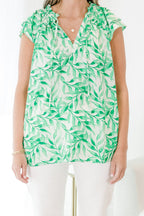 Feeling Like A Star Top, Green
