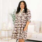 Kleid "Sich wie sie selbst fühlen", Taupe