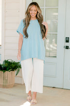 Feeling Refreshed Top, Blue