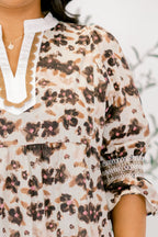 Kleid "Sich wie sie selbst fühlen", Taupe