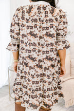 Kleid "Sich wie sie selbst fühlen", Taupe