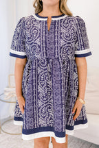 Feelings Still Remain Dress, Navy