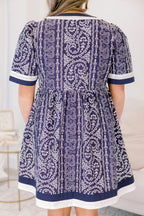 Feelings Still Remain Dress, Navy