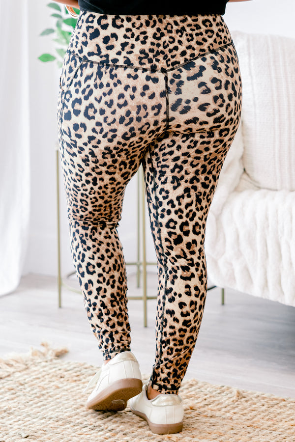 Fiercely On Point Leggings, Brown