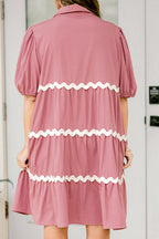 Fiery Hearts Dress, Mauve