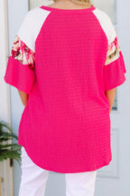 Filled With Happiness Top, Fuchsia