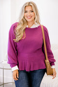 Letzte Mahnung Pullover, Magenta