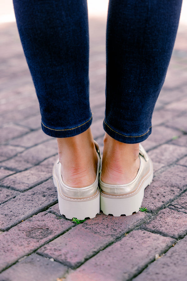 Fire For You Loafers, Gold