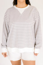 Fireside Feels Pullover, Heather Grey