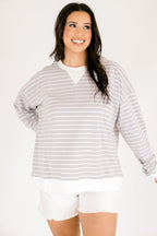 Fireside Feels Pullover, Heather Grey