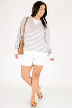 Fireside Feels Pullover, Heather Grey