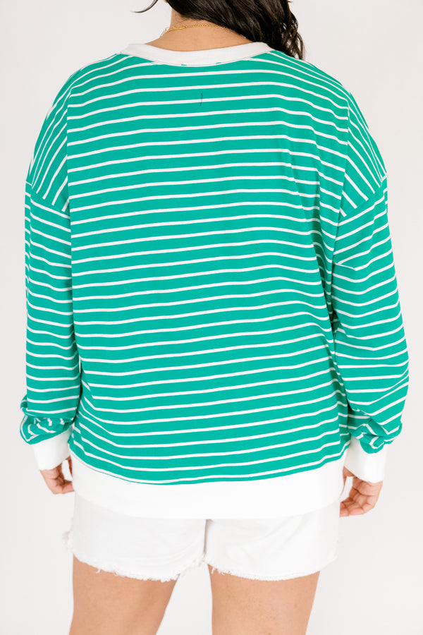 Fireside Feels Pullover, Kelly Green