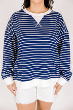 Fireside Feels Pullover, Navy