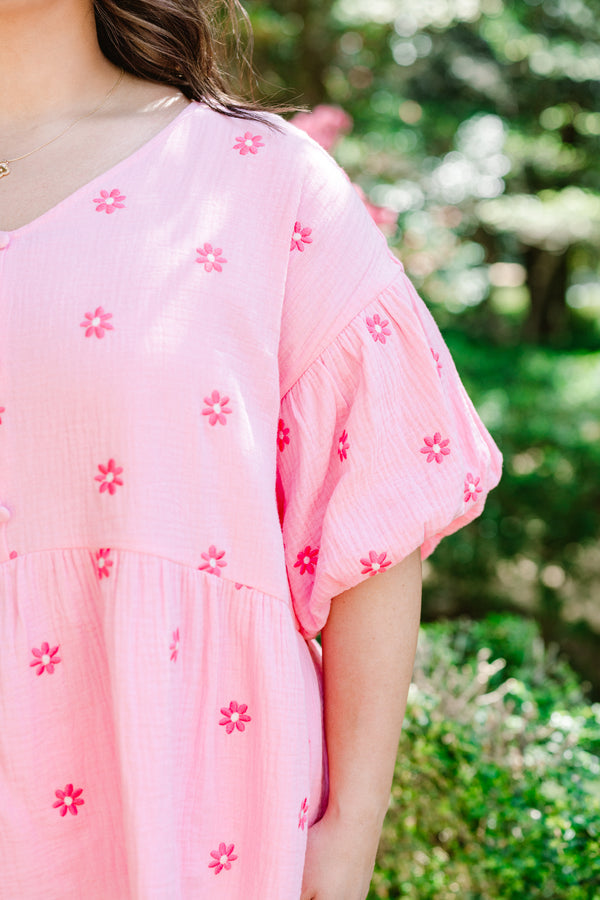 First Glance Top, Pink