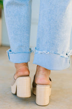 Five-Sterne-Resort-Absatzschuhe, Nude