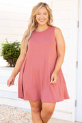Flirty At Heart Dress, Rose