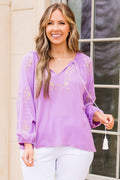 Float Away With Me Top, Lavender