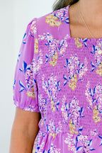 Flowers For Days Top, Purple